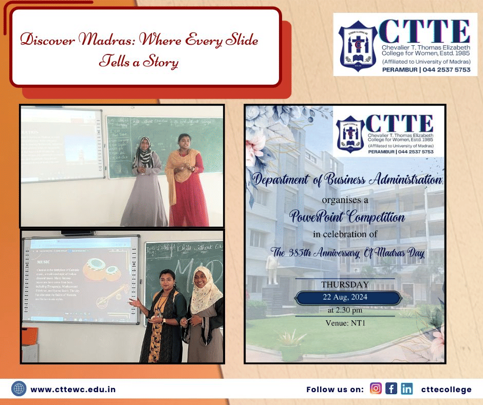 Chevalier T.Thomas Elizabeth College For Women Chennai College Events photo 13